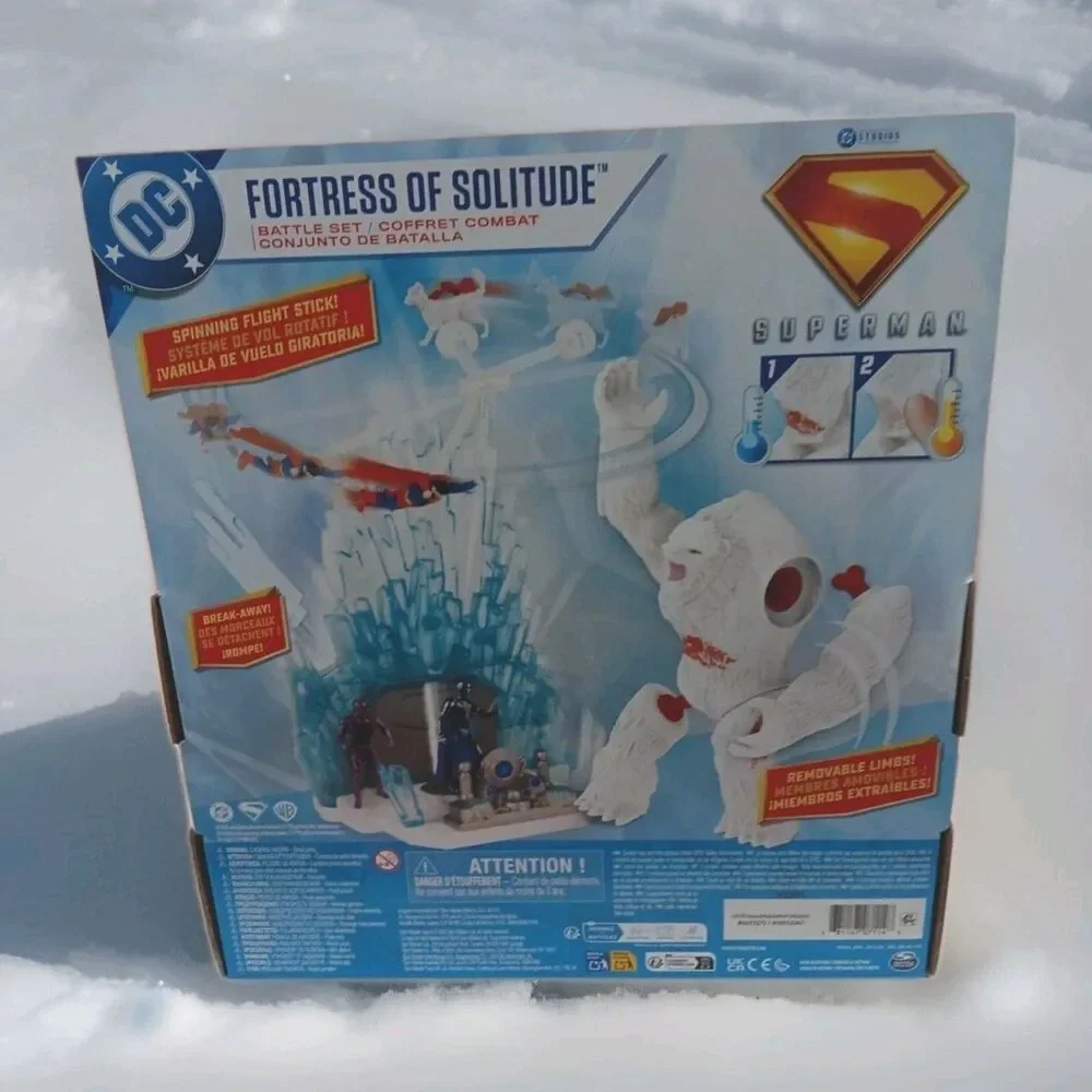 Spin Master DC Studios Superman Fortress of Solitude Battle Set Figures Included